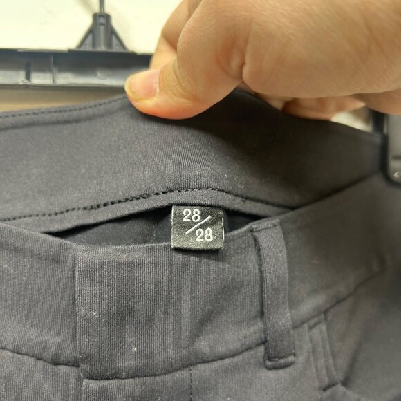 Public Rec Pants Womens 28x28 black All Day crop Straight Leg Golf Performance - Picture 3 of 9